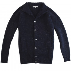 Out Of Ireland Navy Buttoned Cardigan