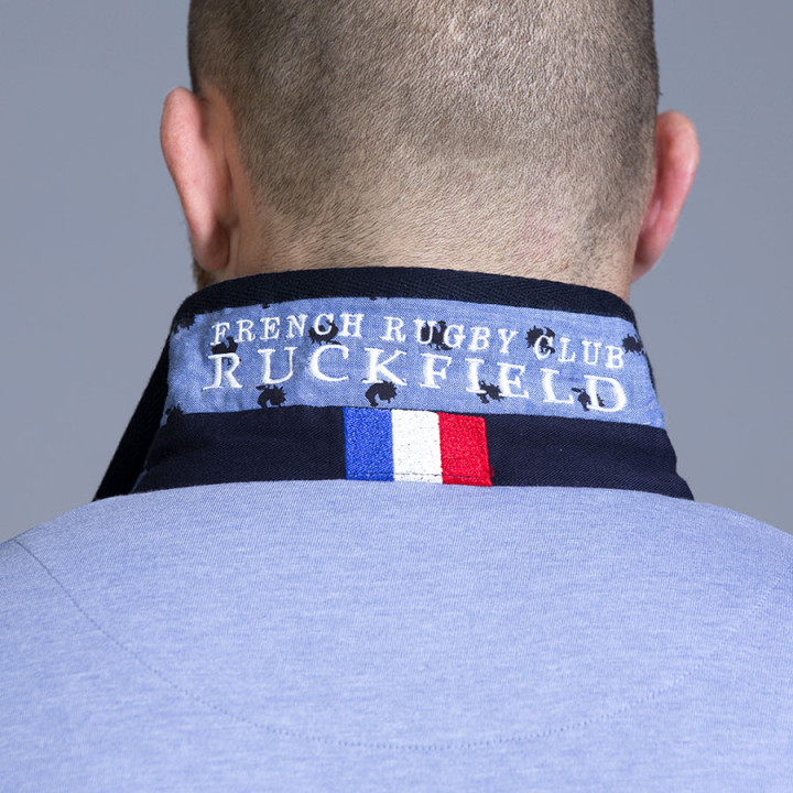 Polo Rugby Bleu Ciel Ruckfield