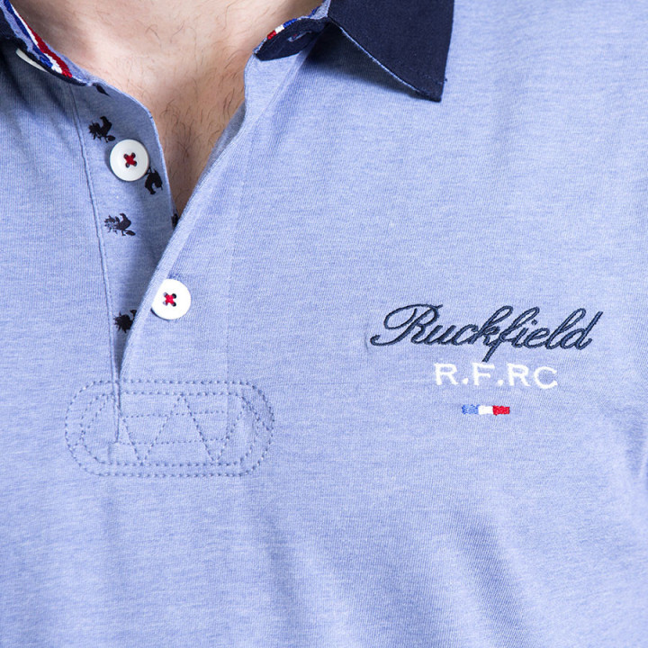 Ruckfield Light Blue Rugby Polo Shirt