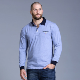 Polo Rugby Bleu Ciel Ruckfield