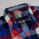 Chemise Flanelle Damier Marine et Rouge Out Of Ireland