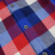 Chemise Flanelle Damier Marine et Rouge Out Of Ireland