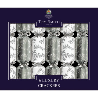 Tom Smith Party Crackers Silver x6