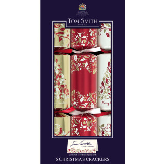 Tom Smith Red & Gold Party Crackers x 6