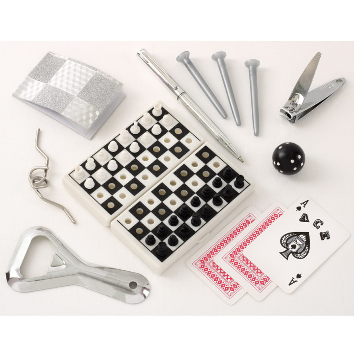 Party Crackers Gris Argenté & Blanc Tom Smith x 6