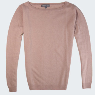 Pull Rose Col Bateau Manches Longues Best Yarn