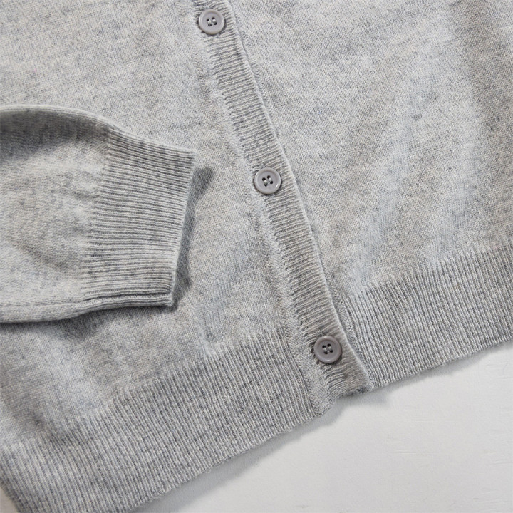 Cardigan Boutonné Gris Best Yarn