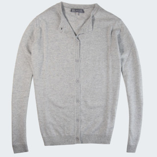 Cardigan Boutonné Gris Best Yarn