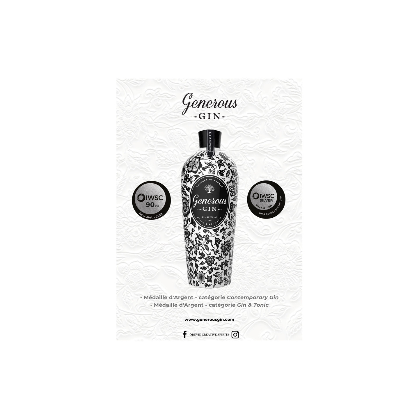 Generous Gin 70cl 44°