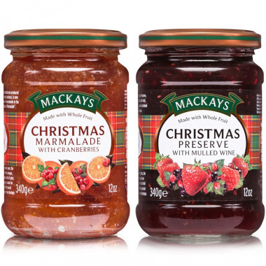 Mackays Christmas Marmalade and Preserve 2x340g