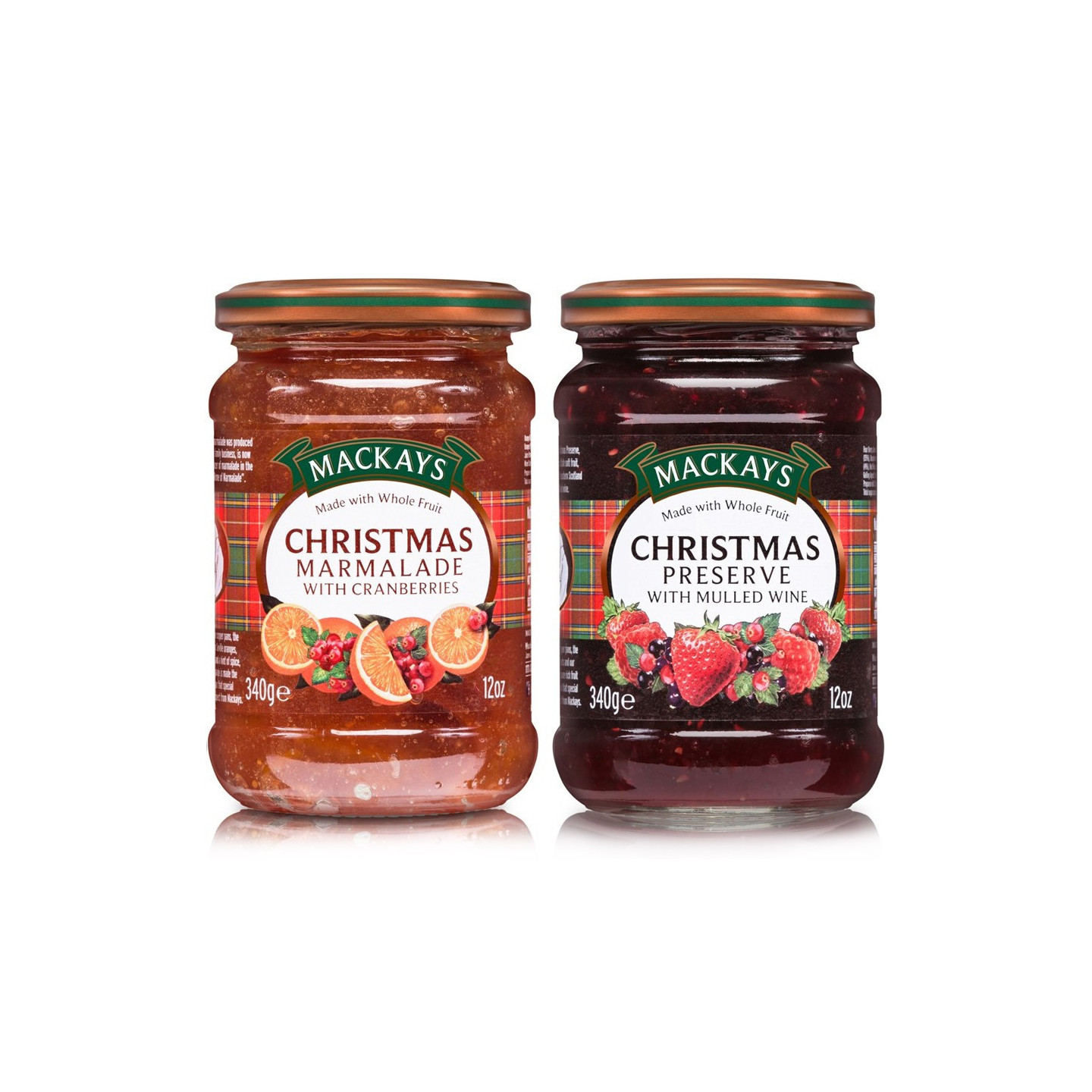 Mackays Christmas Marmalade and Preserve 2x340g