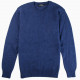 Celtic Alliance Round Neck Blue Lambswool Sweater