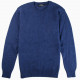 Pull Lambswool Col Rond Bleu Celtic Alliance