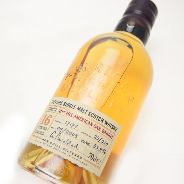 Aberlour 16 Years Old 3rd Fill American Oak Barrel 70cl 55.8°