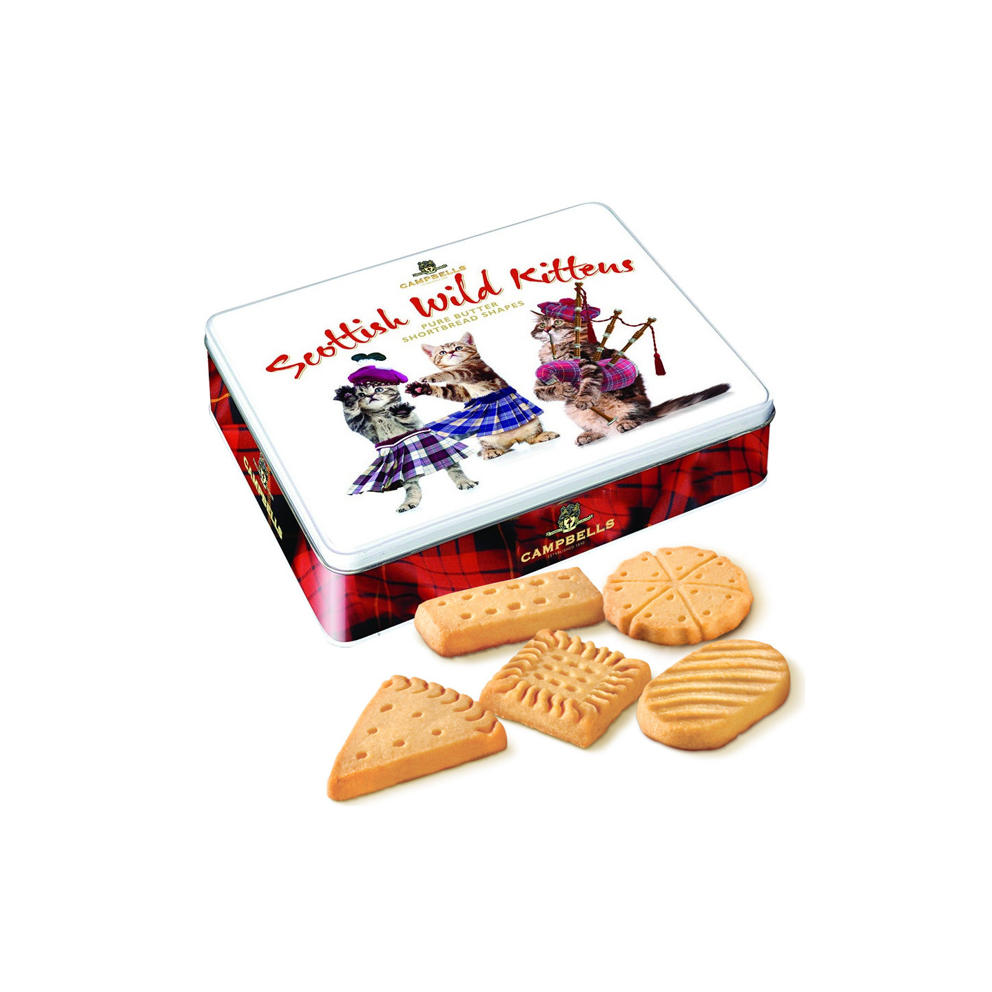 Boîte Biscuits Shortbread Noël 150g Campbells