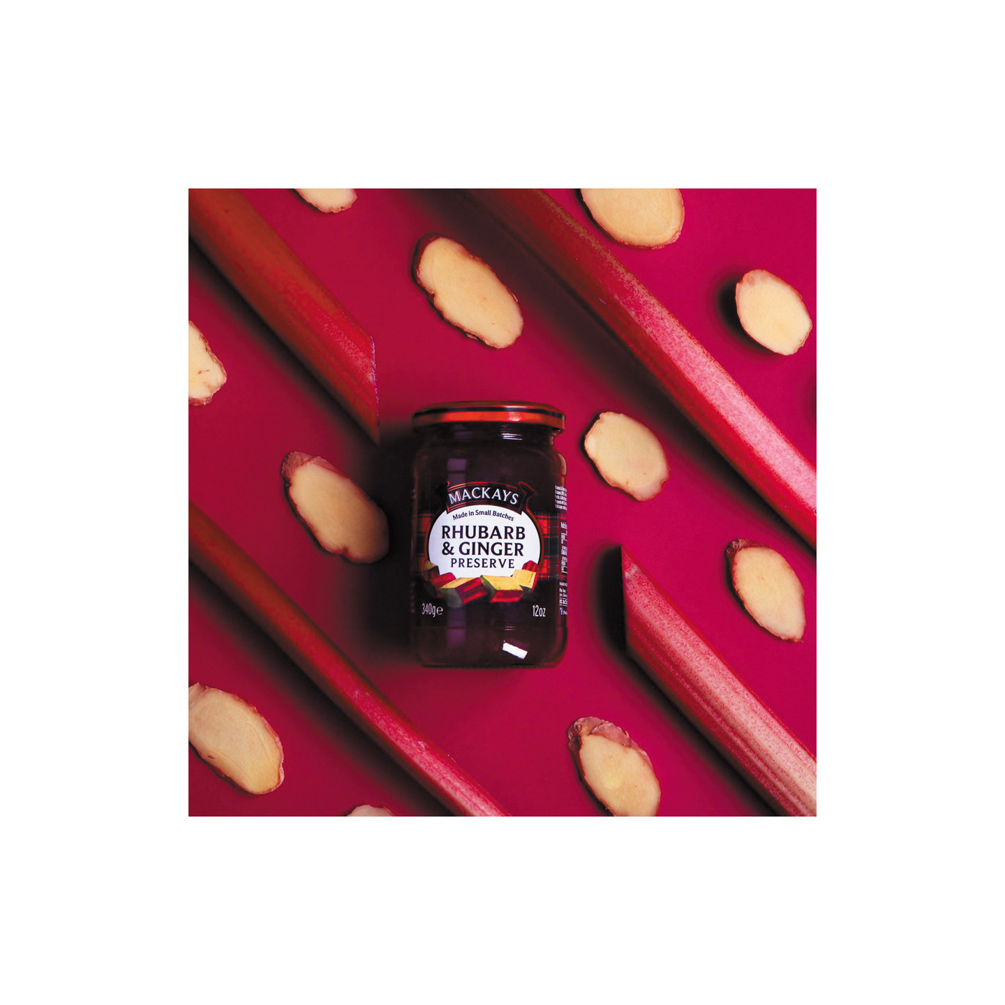 Confiture délicieuse Rhubarbe 