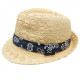 Out Of Ireland Natural Hat Flower Ribbon