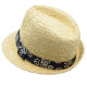 Out Of Ireland Natural Hat Flower Ribbon