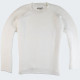 Out Of Ireland White Round Collar Sweater