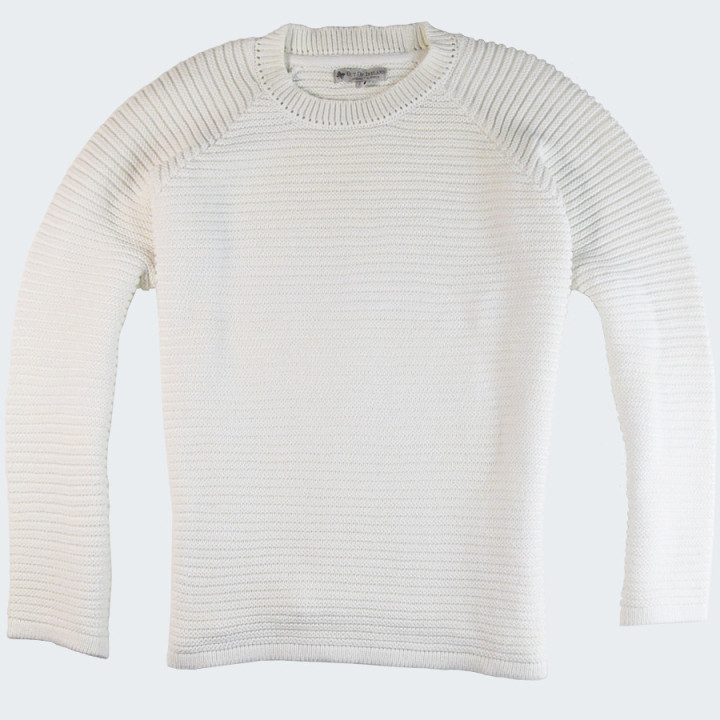 Pull Col Rond Blanc Out Of Ireland