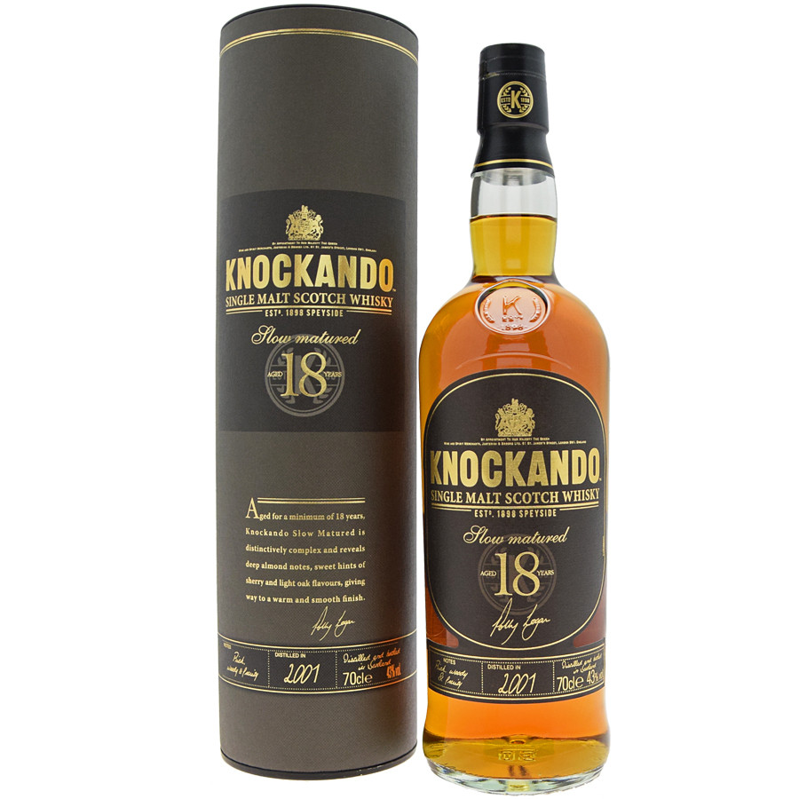 Whisky Knockando 18 ans Slow Matured 70cl 43' - Speyside - Le Comptoir  Irlandais