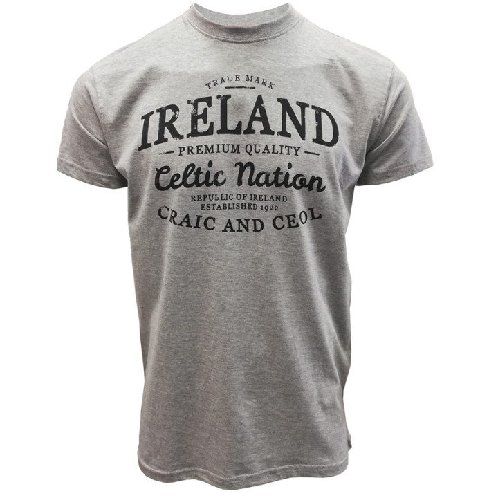 Ireland Celtic Nation Grey T-shirt