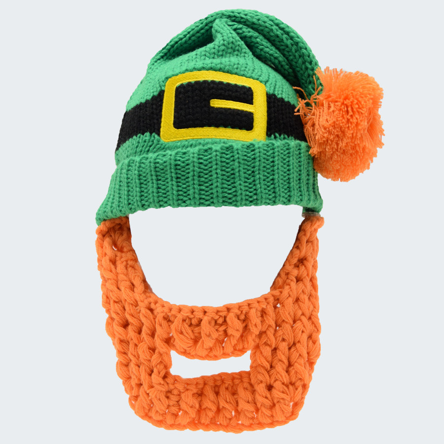 leprechaun hat and beard