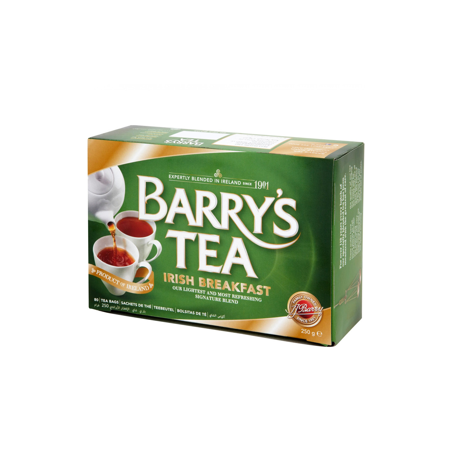 Barry's Thé Irish Breakfast 80 sachets 250g