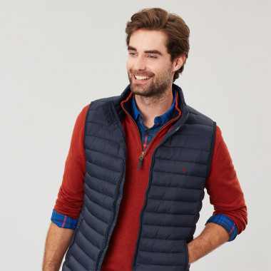 doudoune sans manche ecru