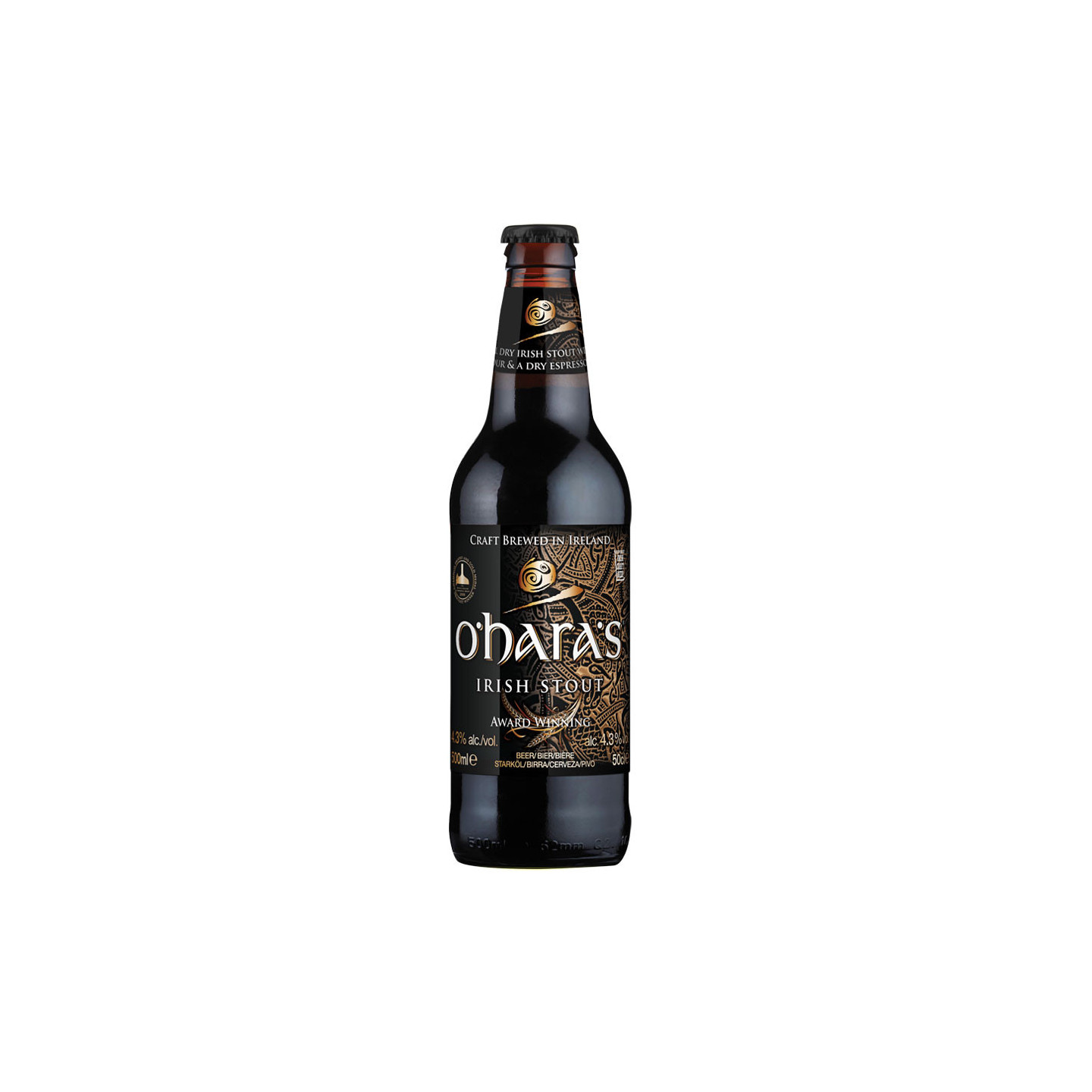 O'hara's Irish Stout 50cl 4.3°