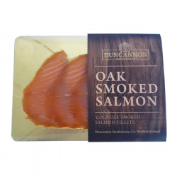 Organic Irish Smoked Salmon 3/5 Sliced 100g