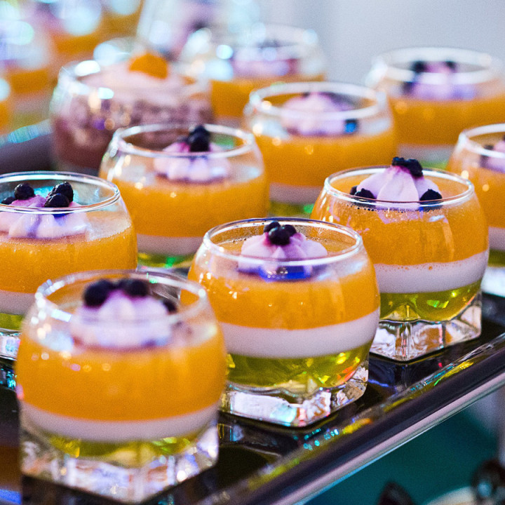 Verrines gelée de citron