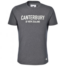 T-Shirt Bailey Marine Fines Rayures Canterbury