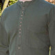 Emerald Isle Weaving Khaki Irish Cotton Shirt Officer Collar