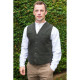 Emerald Isle Weaving Olive Tweed Waistcoat