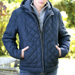 Out Of Ireland Navy Quilted Jacket
