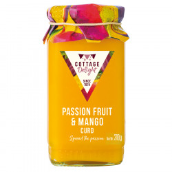 Cottage Delight Passion Fruit and Mango Curd 310g