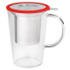 Whittard Glass Pao Teapot Mug