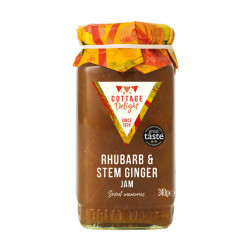 Confiture Rhubarbe Gingembre Cottage Delight 340g