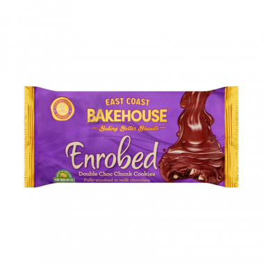 East Coast Bakehouse Enrobed Double Choc Chunk Cookies 170g