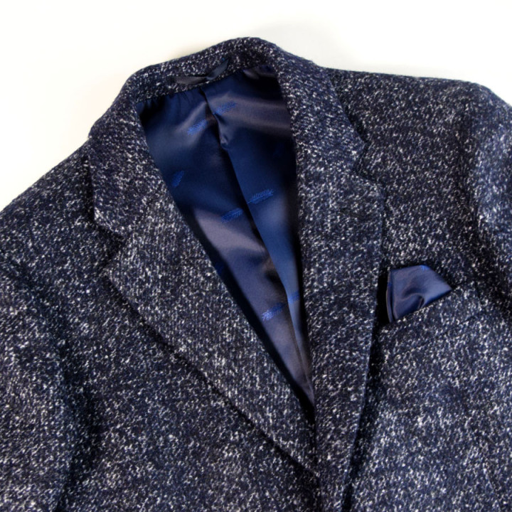 Veste tencel laine marine chine out of ireland