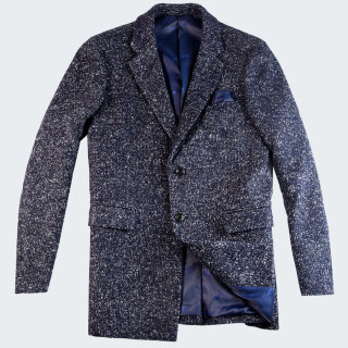 Veste tencel laine marine chine out of ireland