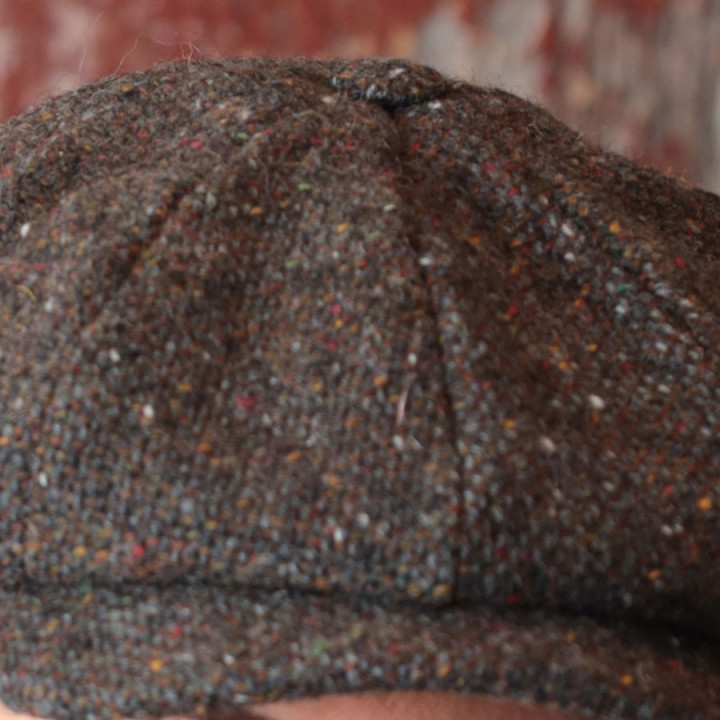 Casquette Irlandaise 8 Pans Marron Hanna Hats