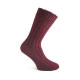 Chaussettes Courtes Bordeaux Laine Donegal Socks
