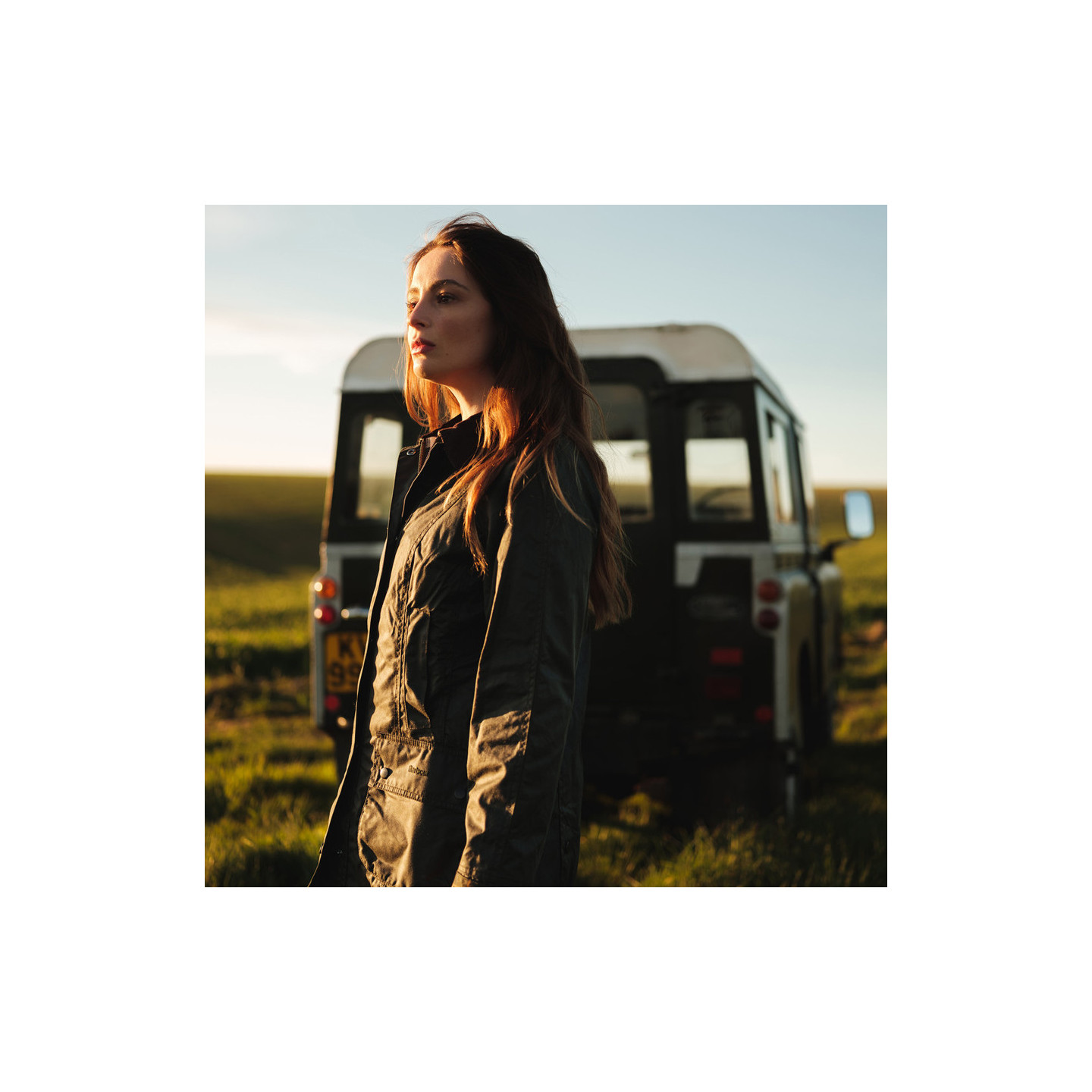 Barbour Clasic Beadnell Olive Jacket