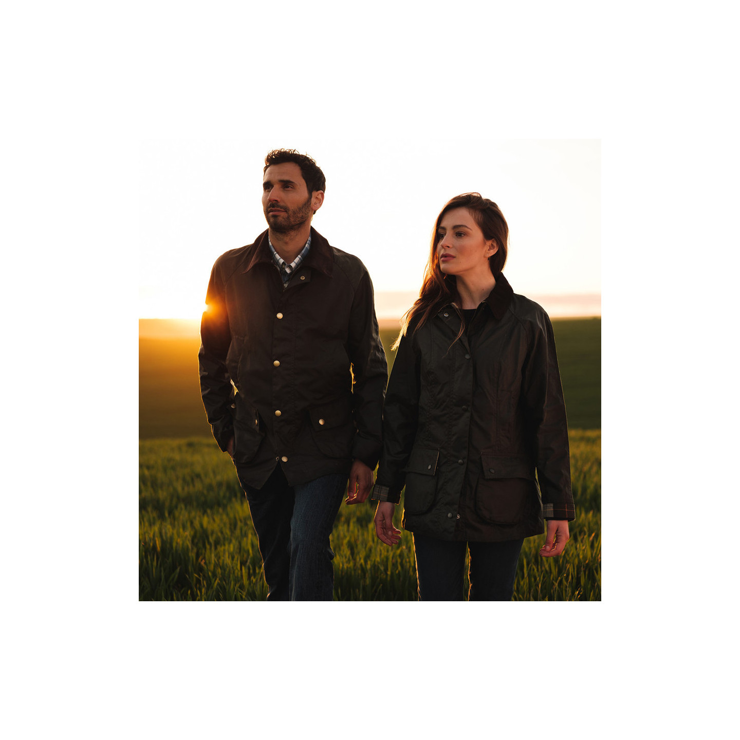 Barbour Clasic Beadnell Olive Jacket