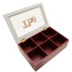 Coffret the bois 6 cases 3 coloris