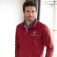 Polo Manches Longues Rouge Chiné Black Wellis