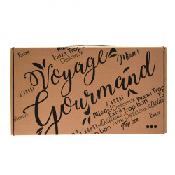Gift Box Kraft Black Voyage Gourmand Small Model