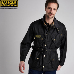 barbour international black jacket